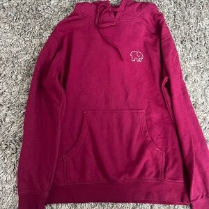Ivory Ella Maroon Hoodie